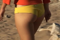 bundas na praia